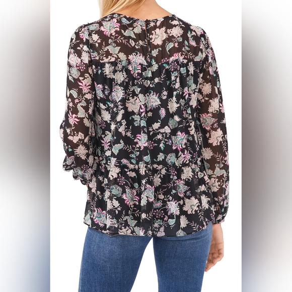 Vince Camuto Floral Blouse - Picture 2 of 6